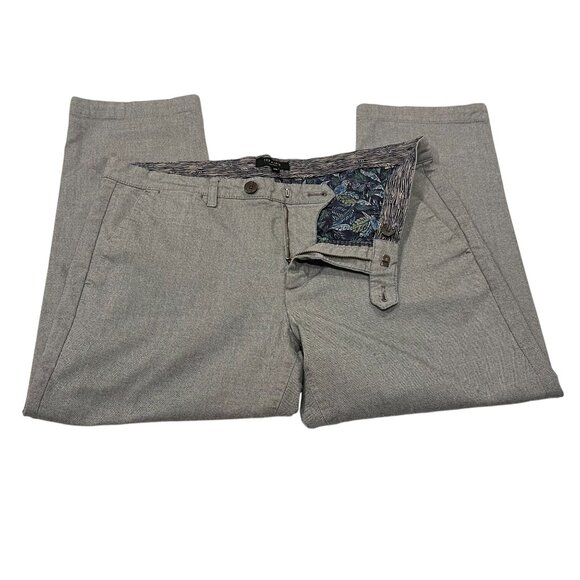 Ted Baker Men's Gray Straight Leg Pants, 36R - Picture 2 of 9